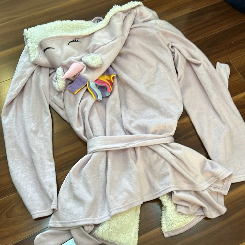 Size 1/2 / 1X 2X Torrid Unicorn sleep bathrobe short robe
